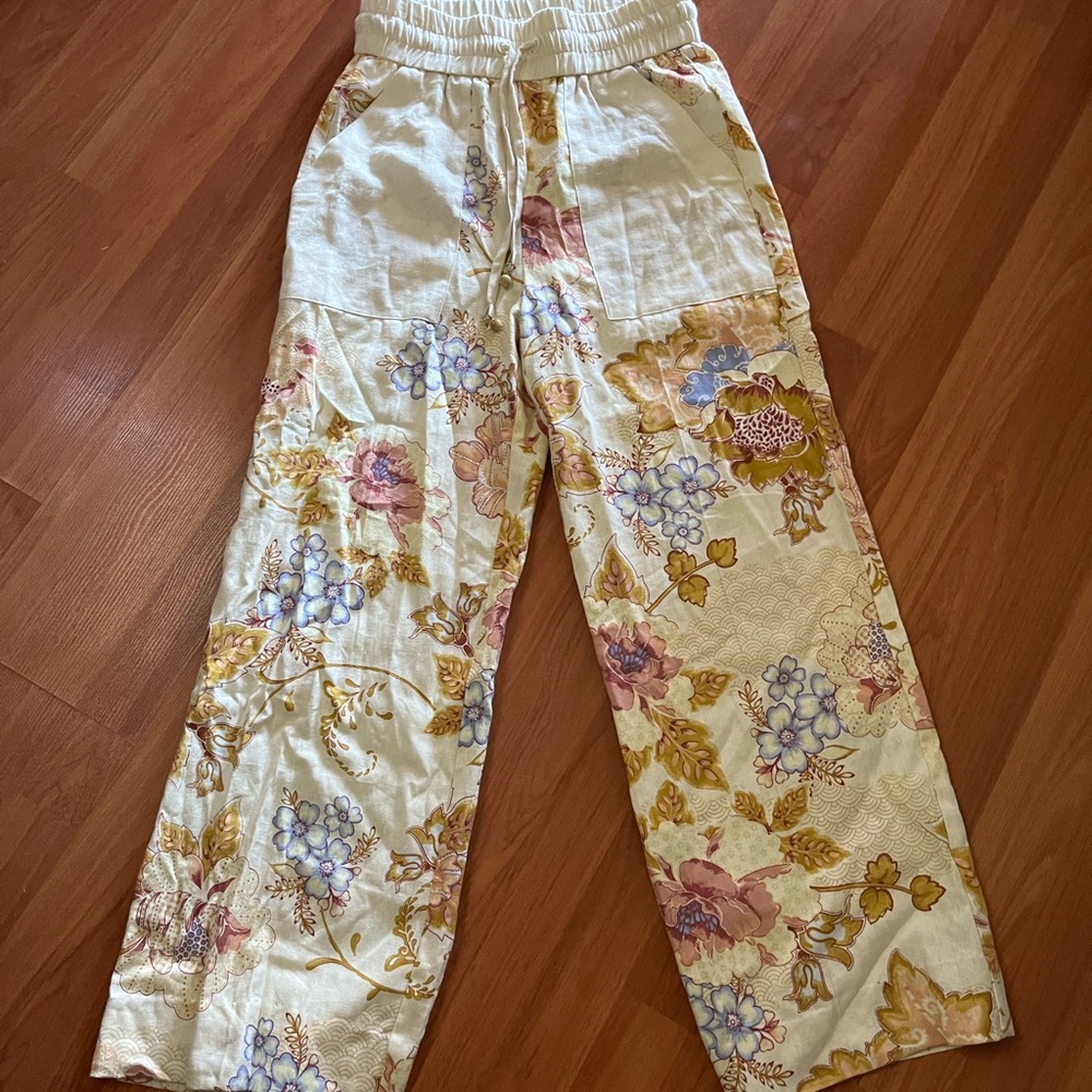 NWOT house of harlow 1969 linen pants